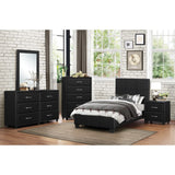 Lorenzi Black Nightstand