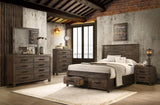 Woodmont Rustic Golden Brown 5-Piece Queen Bedroom Set
