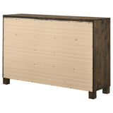 Woodmont 8-Drawer Dresser Rustic Golden Brown