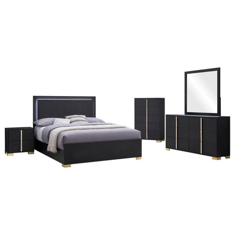 Marceline Black 5-Piece Queen Bedroom Set