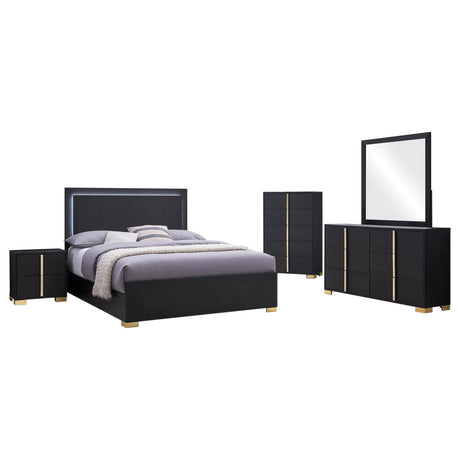 Marceline Black 5-Piece Queen Bedroom Set