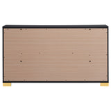 Marceline 6-drawer Dresser Black