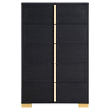 Marceline 5-drawer Bedroom Chest Black