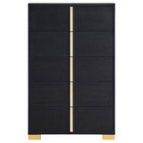 Marceline 5-drawer Bedroom Chest Black