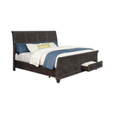Atascadero Queen 2-Drawer Storage Bed Weathered Carbon