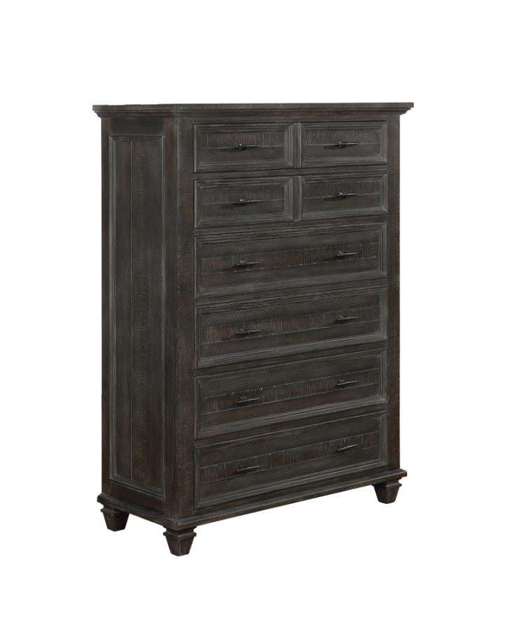 Atascadero 8-Drawer Chest Weathered Carbon