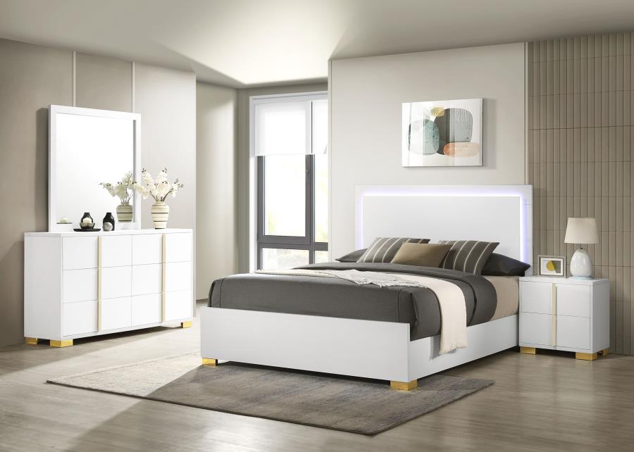 Marceline White 4-Piece Queen Bedroom Set