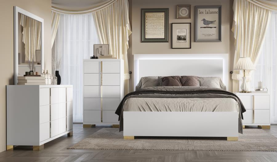 Marceline Dresser Mirror White