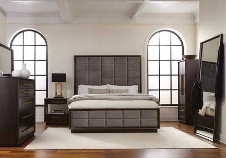 Durango Panel Grey And Smoked Bedroom Set