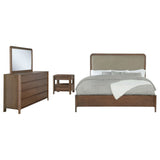 Maderia Walnut 4-Piece Eastern King Bedroom Set