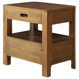 Maderia Walnut 2-Drawer Nightstand Bedside Table