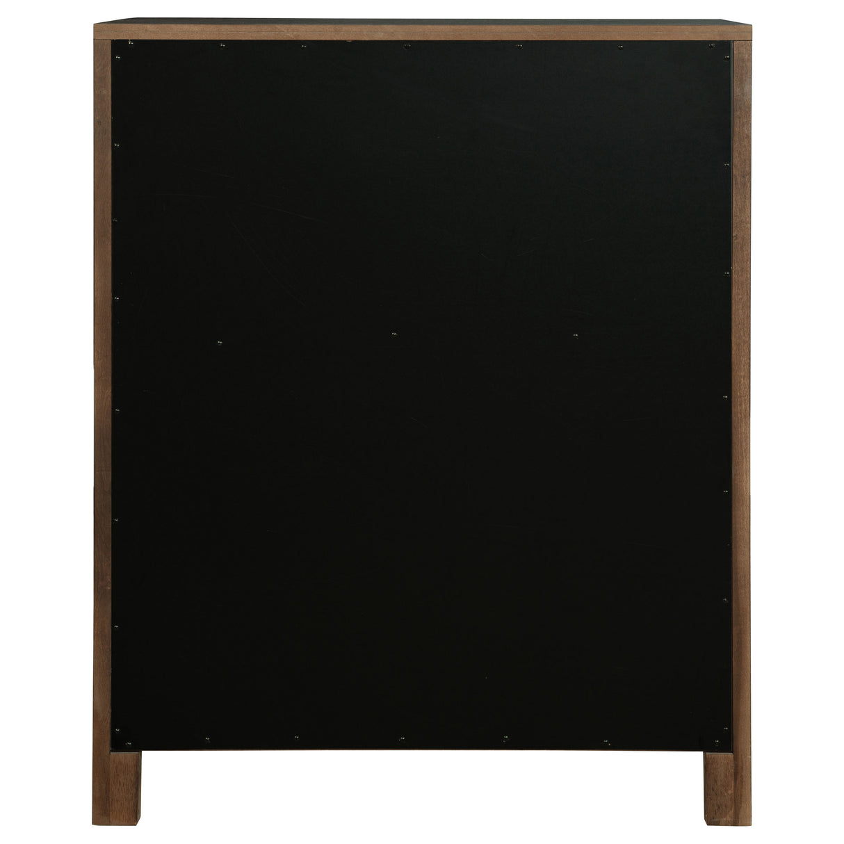 Maderia Walnut 5-Drawer Chest Of Drawers