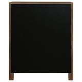 Maderia Walnut 5-Drawer Chest Of Drawers