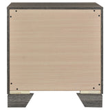 Wright Brown Oak 2-Drawer Nightstand Bedside Table