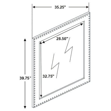 Melody Grey 4-Piece Eastern King Bedroom Set
