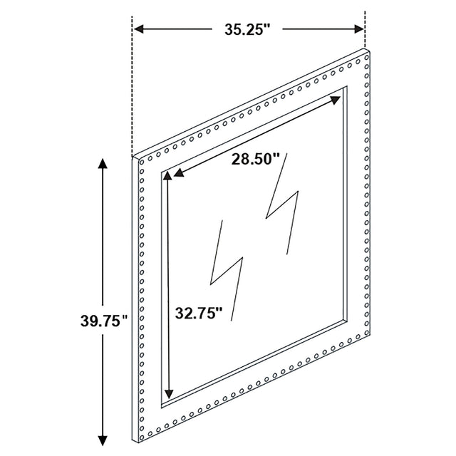Melody Grey 4-Piece California King Bedroom Set