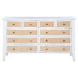 Bexhill White 10-Drawer Dresser Cabinet