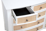 Bexhill White 10-Drawer Dresser Cabinet