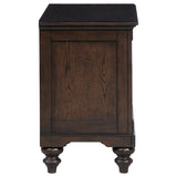 Andover Dark Oak 1-Drawer Nightstand Bedside Table