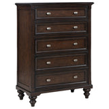 Andover Dark Oak 5-Drawer Chest Of Drawers