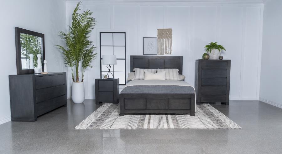 Lorenzo Dark Grey Bedroom Set
