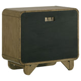 Amsbury Nutmeg 2-Drawer Nightstand Bedside Table