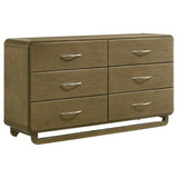 Amsbury Nutmeg 6-Drawer Dresser Cabinet