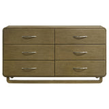 Amsbury Nutmeg 6-Drawer Dresser Cabinet
