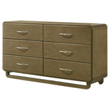 Amsbury Nutmeg 6-Drawer Dresser Cabinet