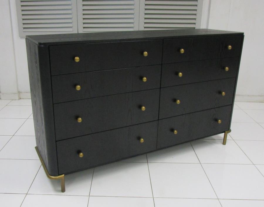 Arini 8-drawer Dresser Black