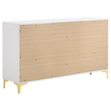 Kendall 6-Drawer Dresser White