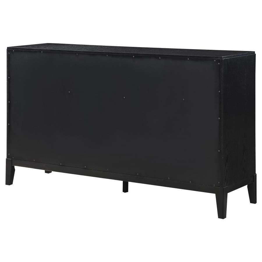 Brookmead Black 8-Drawer Dresser