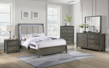 Kieran Grey 6-Drawer Dresser With Mirror