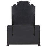 Celina Black 9-Drawer Dresser With Mirror
