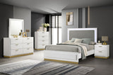 Caraway White 6-Drawer Dresser With Mirror