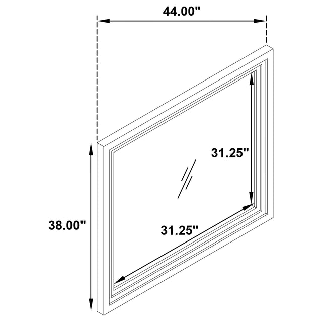 Marielle Distressed White 4-Piece Eastern King Bedroom Set