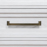 Marielle Distressed White 4-Piece Queen Bedroom Set