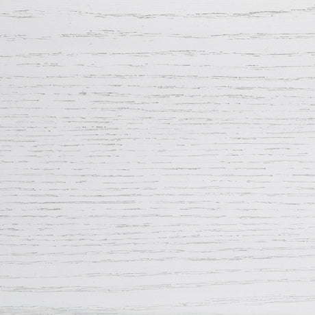 Marielle Distressed White Queen Upholstered Panel Bed