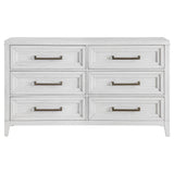 Marielle 6-drawer Bedroom Dresser Distressed White