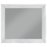 Marielle Dresser Mirror Distressed White