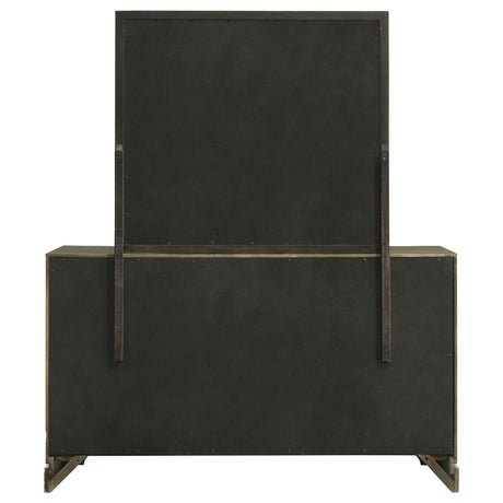 Gran Park Dark Cocoa 6-Drawer Dresser And Mirror