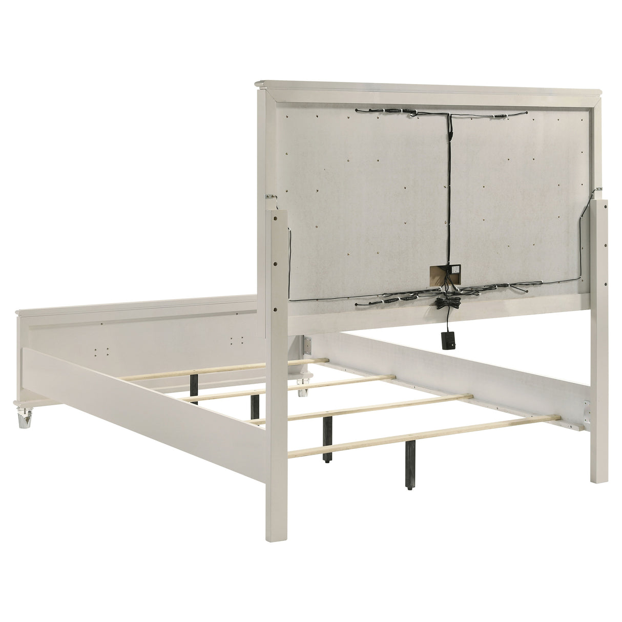 Olivia Pearl White 4-Piece Queen Bedroom Set