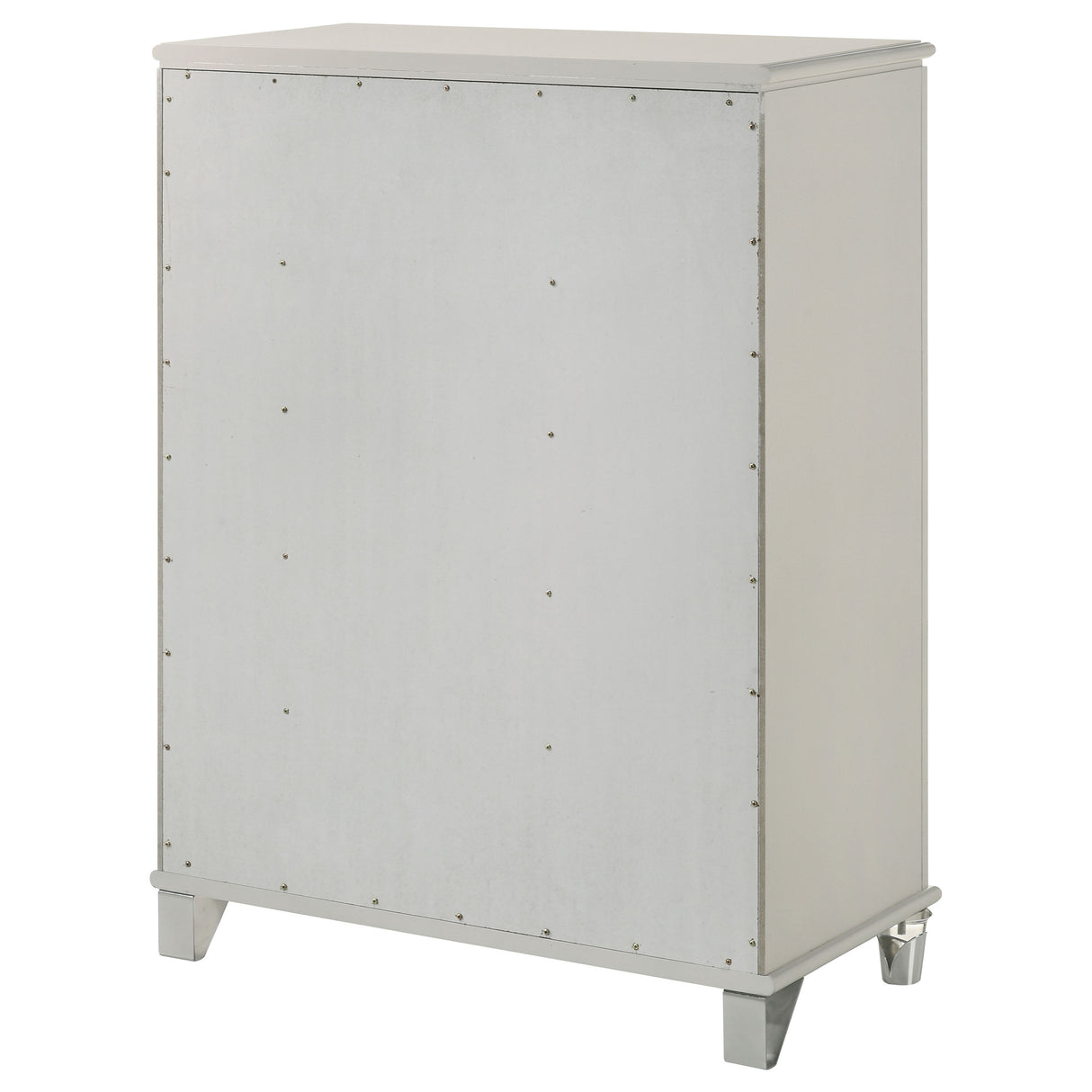 Olivia 5-drawer Bedroom Chest of Drawers Pearl White