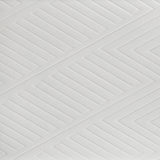 Marmore White 64-Inch California King Bed Led Headboard