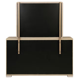 Ladera 6-drawer Bedroom Dresser and Mirror Light Elm