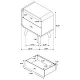Robyn 4-piece Queen Bedroom Set Light Ash