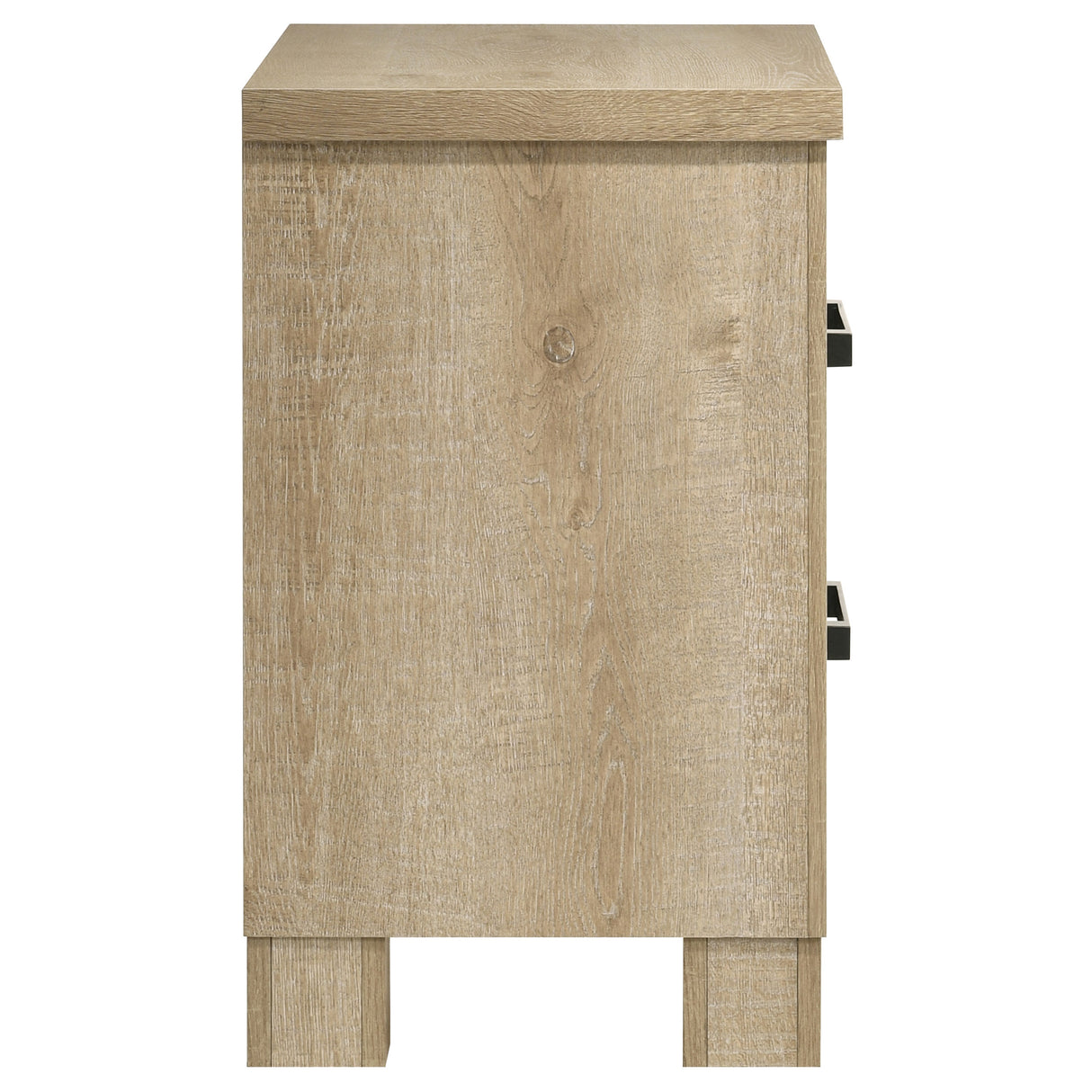 Oakglen 2-drawer Nightstand Bedside Table Weathered Oak