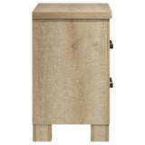 Oakglen 2-drawer Nightstand Bedside Table Weathered Oak