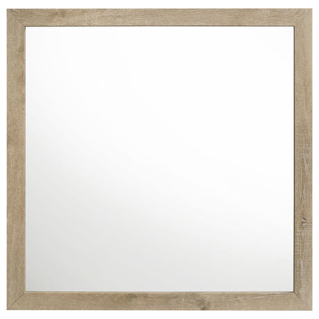 Oakglen Dresser Mirror Weathered Oak