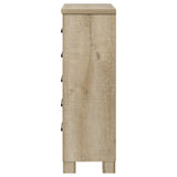 Oakglen 5-drawer Bedroom Chest of Drawers Weathered Oak